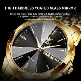 Foto 4 | Foto 4 | Reloj Olevs, Vestido De Negocios De Cuarzo Y Acero Inoxidable, Fácil De Leer, Para Hombre - Venta Internacional.