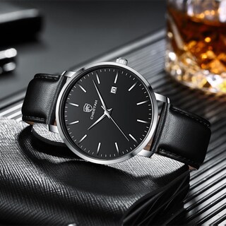 Foto 4 | Foto 4 | Reloj Cheetah Minimalist Waterproof Quartz Para Hombre Negro - Venta Internacional.