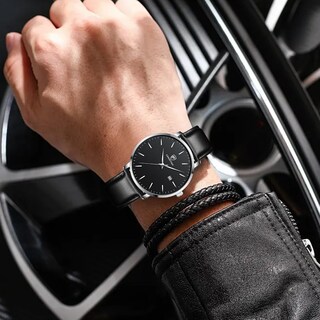 Foto 6 | Foto 6 | Reloj Cheetah Minimalist Waterproof Quartz Para Hombre Negro - Venta Internacional.
