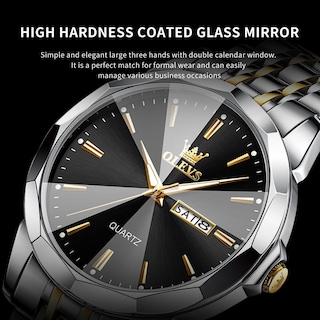 Foto 4 | Foto 4 | Reloj Olevs Vestido De Negocios Simple Plateado Para Hombre A Prueba De Agua - Venta Internacional.