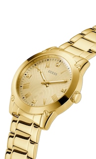 Foto 4 | Foto 4 | Reloj Guess Para Hombre Guess Con Correa Dorada Y Caja De 44 Mm - Venta Internacional.