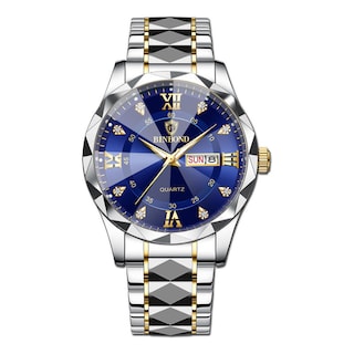 Foto 1 | Foto 1 | Reloj Impermeable Que Brilla En La Oscuridad Con Doble Calendario Para Hombre, 43 Mm - Venta Internacional.