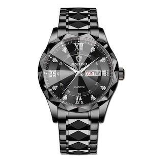 Foto 1 | Foto 1 | Reloj Impermeable Que Brilla En La Oscuridad Con Doble Calendario Para Hombre, 43 Mm - Venta Internacional.