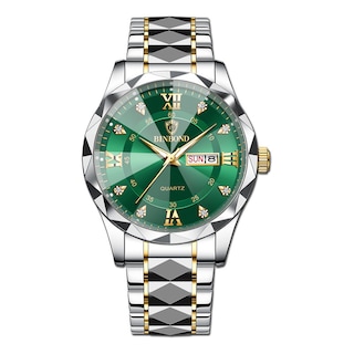 Foto 1 | Foto 1 | Reloj Impermeable Que Brilla En La Oscuridad Con Doble Calendario Para Hombre, 43 Mm - Venta Internacional.