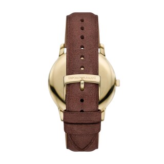 Foto 3 | Foto 3 | Reloj Emporio Armani Ar11610 Cuero Dorado/marrón Para Hombre - Venta Internacional.