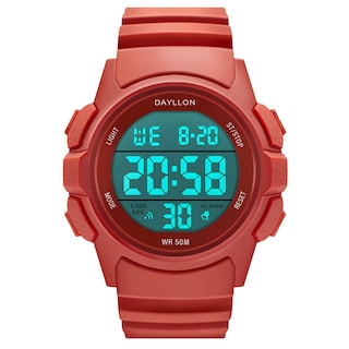 Foto 1 | Foto 1 | Reloj Dayllon Digital Sports A Prueba De Agua Para Hombre, Color Rojo - Venta Internacional.