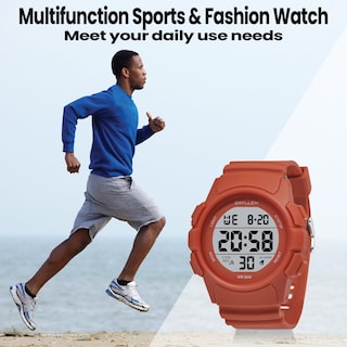 Foto 7 | Foto 7 | Reloj Dayllon Digital Sports A Prueba De Agua Para Hombre, Color Rojo - Venta Internacional.
