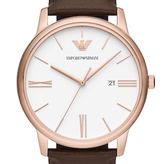 Foto 6 | Foto 6 | Reloj Emporio Armani Ar11572 Para Hombre, 42 Mm, 3 Manecillas, Piel Marrón - Venta Internacional.