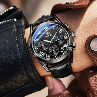 Foto 2 | Foto 2 | Reloj Cronógrafo Multifuncional Olevs Quartz Para Hombre - Venta Internacional.