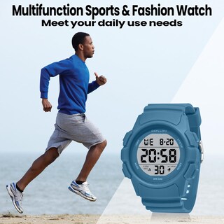 Foto 7 | Foto 7 | Reloj Dayllon Digital Sports A Prueba De Agua Para Hombre, Color Azul - Venta Internacional.