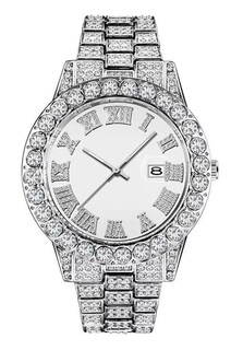 Foto 1 | Foto 1 | Reloj Senrud Para Hombre, Moderno, Con Cristales De Imitación, Cuarzo, Plata - Venta Internacional.