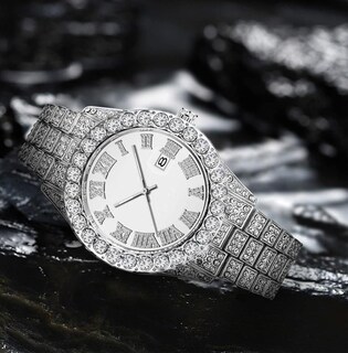 Foto 2 | Foto 2 | Reloj Senrud Para Hombre, Moderno, Con Cristales De Imitación, Cuarzo, Plata - Venta Internacional.