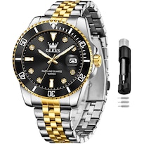 Reloj Olevs Impermeable Y Luminoso De Acero Inoxidable Para Hombre - Venta Internacional.