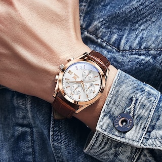 Foto 7 | Foto 7 | Reloj Olevs Con Cronógrafo Luminoso De Cuero Impermeable Para Hombre - Venta Internacional.