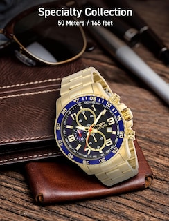 Foto 5 | Foto 5 | Reloj Invicta 14878 Specialty Chronograph Para Hombre En Acero Dorado - Venta Internacional.