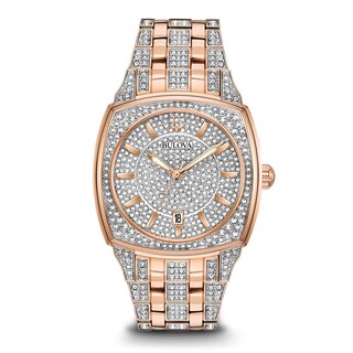 Foto 1 | Foto 1 | Reloj Bulova Crystals Phantom Para Hombre 98b324 Rose Gold - Venta Internacional.