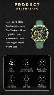 Foto 5 | Foto 5 | Reloj Aimes Para Hombre, Deportivo Militar, Digital, Analógico, De Cuarzo - Venta Internacional.