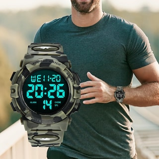 Foto 6 | Foto 6 | Reloj L Lavaredo Lavaredo Para Hombre, Digital, Deportivo, Impermeable - Venta Internacional.