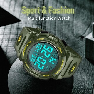 Foto 3 | Foto 3 | Reloj Deportivo Digital L Lavaredo Para Hombre, Resistente Al Agua, 50 M - Venta Internacional.