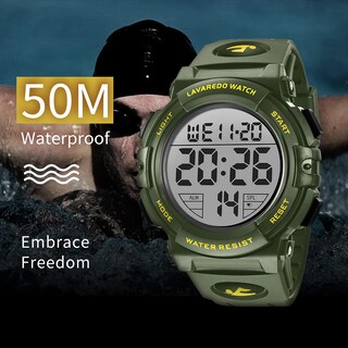 Foto 6 | Foto 6 | Reloj Deportivo Digital L Lavaredo Para Hombre, Resistente Al Agua, 50 M - Venta Internacional.