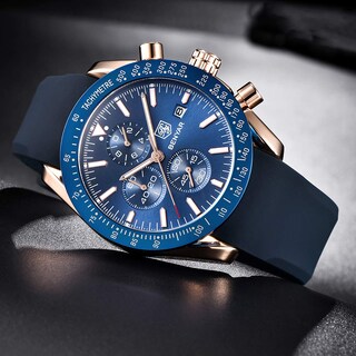 Foto 7 | Foto 7 | Reloj By Benyar Chronograph Quartz Para Hombre, Resistente Al Agua Hasta 35 M - Venta Internacional.