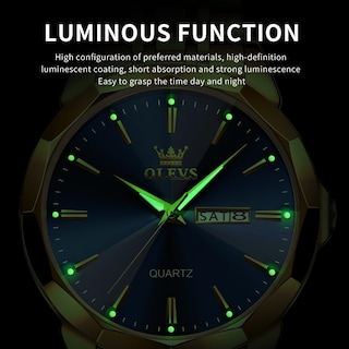 Foto 6 | Foto 6 | Reloj Olevs De Cuarzo Analógico, Vestido De Negocios Fácil De Leer Para Hombre - Venta Internacional.