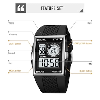 Foto 7 | Foto 7 | Reloj Gosasa Para Hombre, Deportivo, Digital, Militar, Led, Resistente Al Agua - Venta Internacional.