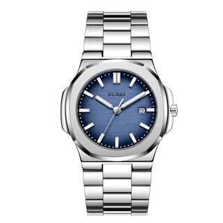 Foto 1 | Foto 1 | Reloj De Pulsera Burei Fashion Analog Date De Acero Inoxidable Para Hombre - Venta Internacional.