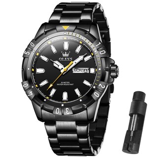 Foto 1 | Foto 1 | Reloj Olevs - Vestido De Lujo (acero Inoxidable, Resistente Al Agua, 30 M) - Venta Internacional.