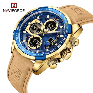 Foto 7 | Foto 7 | Reloj De Cuero Analógico Digital Militar Naviforce Para Hombre - Venta Internacional.
