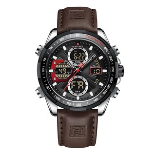Foto 1 | Foto 1 | Reloj De Cuero Analógico Digital Militar Naviforce Para Hombre - Venta Internacional.