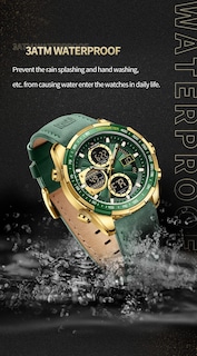 Foto 5 | Foto 5 | Reloj De Cuero Analógico Digital Militar Naviforce Para Hombre - Venta Internacional.