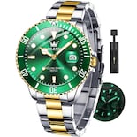 Reloj Olevs Gold De Acero Inoxidable Impermeable Para Hombre - Venta Internacional.