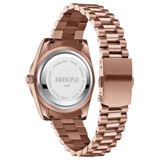 Foto 4 | Foto 4 | Reloj Nibosi Analógico De Cuarzo Para Hombre, Acero Inoxidable, Resistente Al Agua - Venta Internacional.