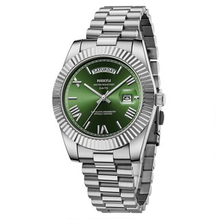 Foto 1 | Foto 1 | Reloj Nibosi Analógico De Cuarzo Para Hombre, Acero Inoxidable, Resistente Al Agua - Venta Internacional.