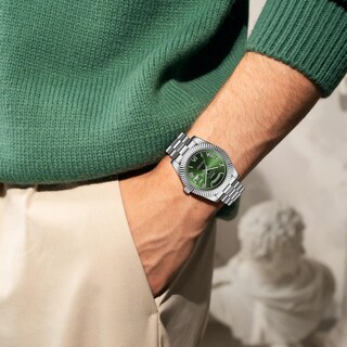 Foto 6 | Foto 6 | Reloj Nibosi Analógico De Cuarzo Para Hombre, Acero Inoxidable, Resistente Al Agua - Venta Internacional.