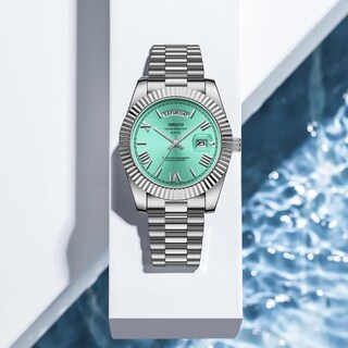 Foto 5 | Foto 5 | Reloj Nibosi Analógico De Cuarzo, Acero Inoxidable, Impermeable, Para Hombre - Venta Internacional.