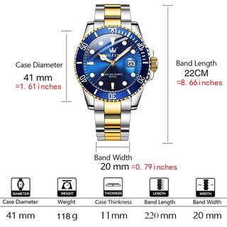 Foto 6 | Foto 6 | Reloj Olevs De Acero Inoxidable Dorado Para Hombre Con Fecha Impermeable - Venta Internacional.