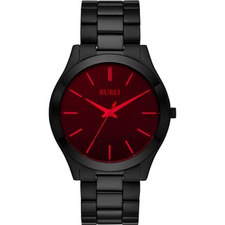 Foto 1 | Foto 1 | Reloj De Pulsera Burei Analógico De Acero Inoxidable Y Cuarzo Para Hombre - Venta Internacional.