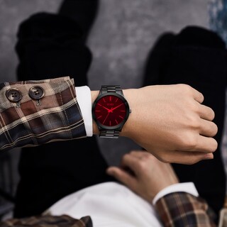 Foto 5 | Foto 5 | Reloj De Pulsera Burei Analógico De Acero Inoxidable Y Cuarzo Para Hombre - Venta Internacional.