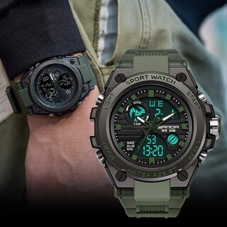 Foto 2 | Foto 2 | Reloj Aimes Sports Outdoor, Impermeable, Militar, Led Para Hombre - Venta Internacional.