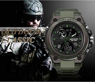 Foto 3 | Foto 3 | Reloj Aimes Sports Outdoor, Impermeable, Militar, Led Para Hombre - Venta Internacional.