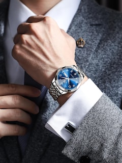 Foto 3 | Foto 3 | Reloj Olevs Vestido De Lujo Analógico De Cuarzo Para Hombre A Prueba De Agua - Venta Internacional.