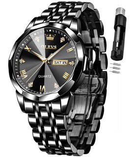 Foto 1 | Foto 1 | Reloj De Pulsera Olevs Para Hombre Analógico De Cuarzo Y Acero Inoxidable - Venta Internacional.