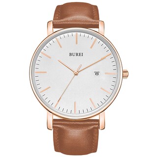 Foto 1 | Foto 1 | Reloj Burei Fashion Minimalist Waterproof Para Hombre En Oro Rosa - Venta Internacional.