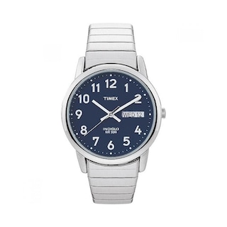 Foto 1 | Foto 1 | Reloj Timex Easy Reader Day-date De 35 Mm Para Hombre, Tono Plateado - Venta Internacional.