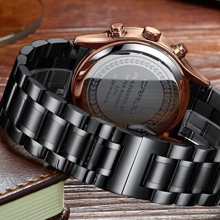 Foto 5 | Foto 5 | Reloj Crrju, Moderno, De Acero Inoxidable, Movimiento Japonés - Venta Internacional.