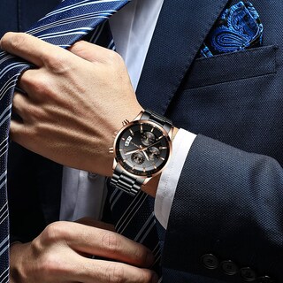 Foto 6 | Foto 6 | Reloj Crrju, Moderno, De Acero Inoxidable, Movimiento Japonés - Venta Internacional.