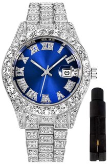 Foto 1 | Foto 1 | Reloj Hunruy Hip Hop Iced-out Bling Diamond Luxury Para Hombre - Venta Internacional.