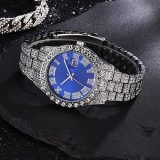 Foto 5 | Foto 5 | Reloj Hunruy Hip Hop Iced-out Bling Diamond Luxury Para Hombre - Venta Internacional.